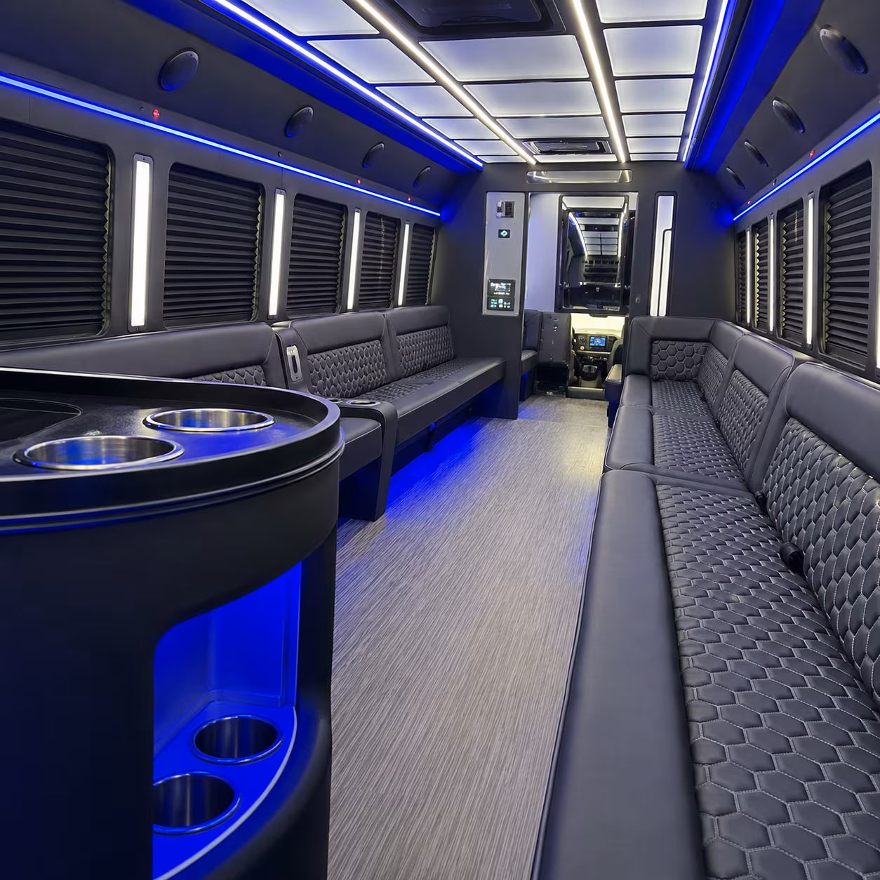 Denver Bachelor & Bachelorette Transportation party bus exterior