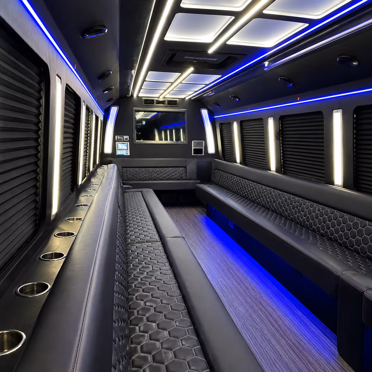 Denver Birthday, Sweet 16, & Quinceañera Transportation onboard seating