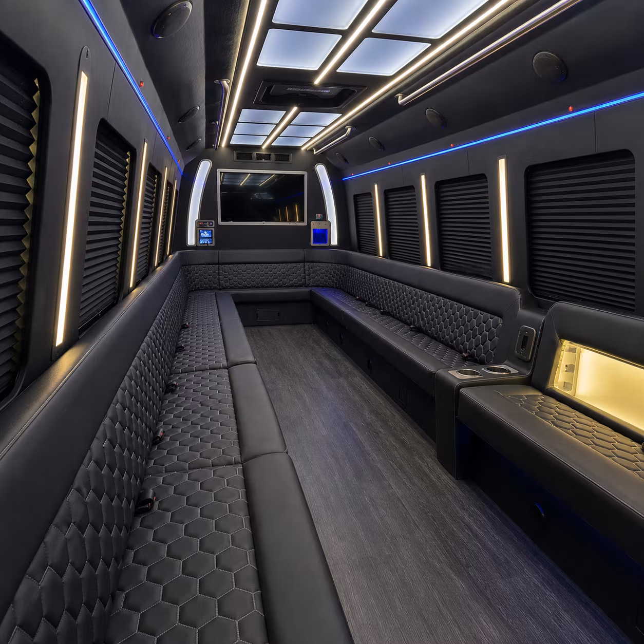 Denver Concert & Music Festival Transportation party bus exterior