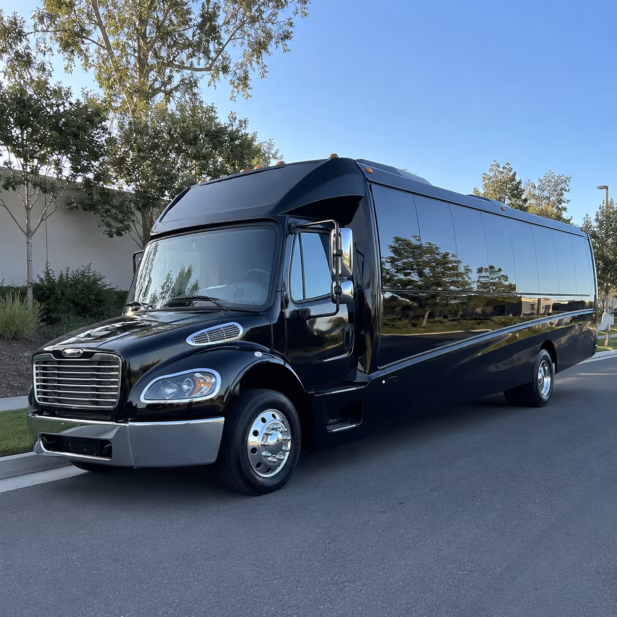 Denver Corporate Transportation party bus exterior