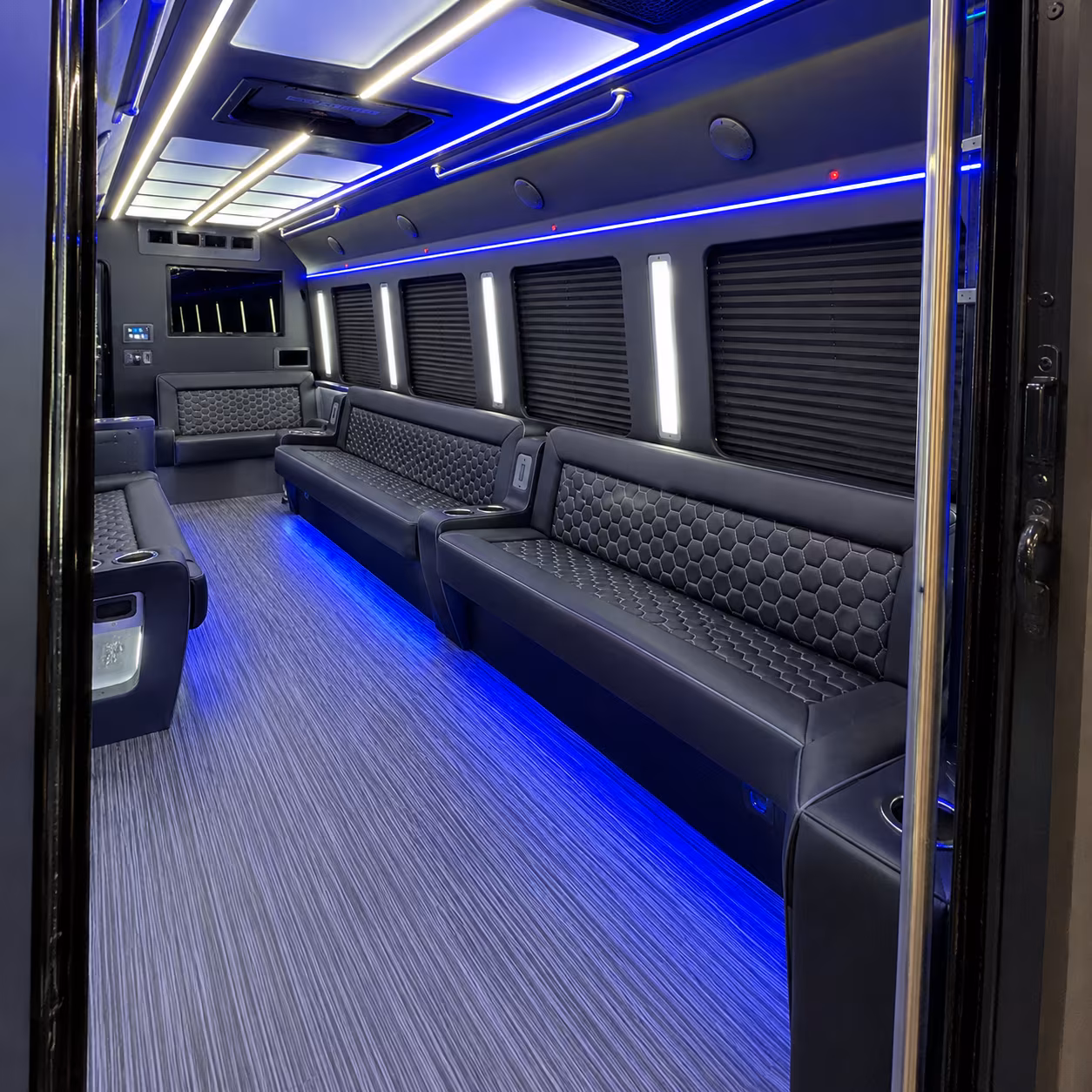 Denver Private Event Transportation party bus exterior