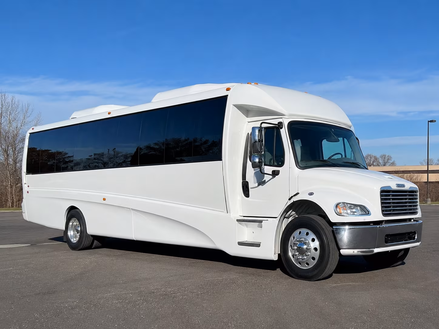 Denver Private Event Transportation party bus exterior