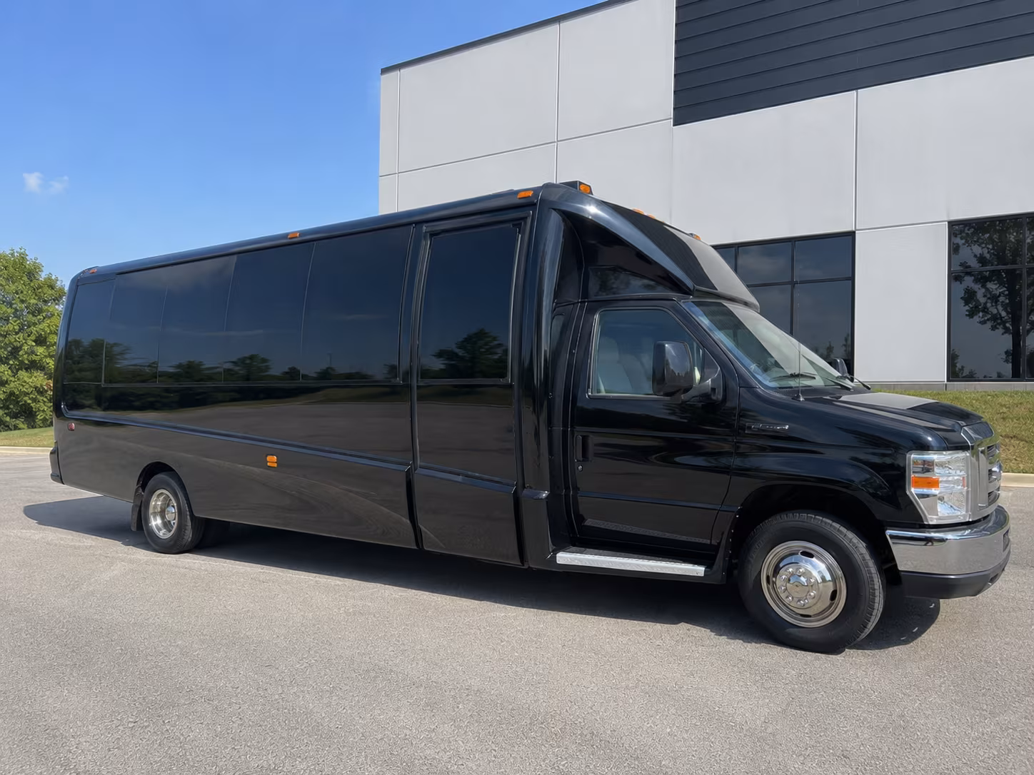 Denver Private Event Transportation party bus exterior