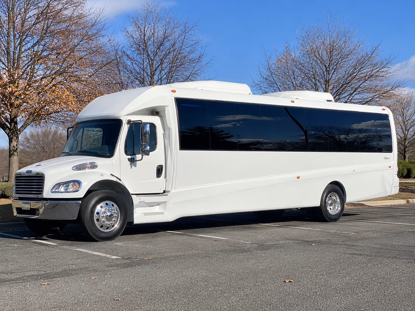 Denver Prom & Homecoming Transportation party bus exterior
