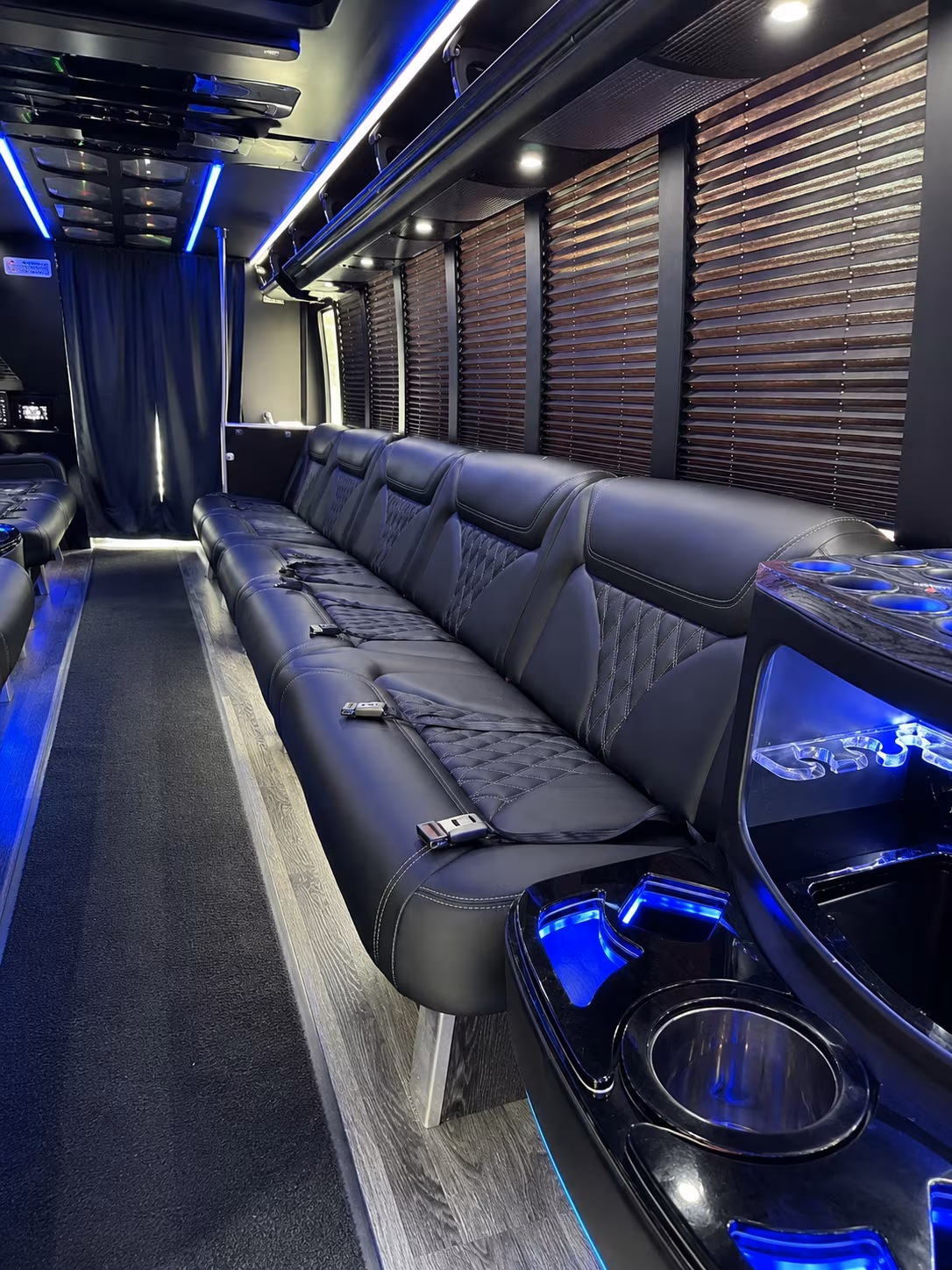 Denver Prom & Homecoming Transportation onboard seating