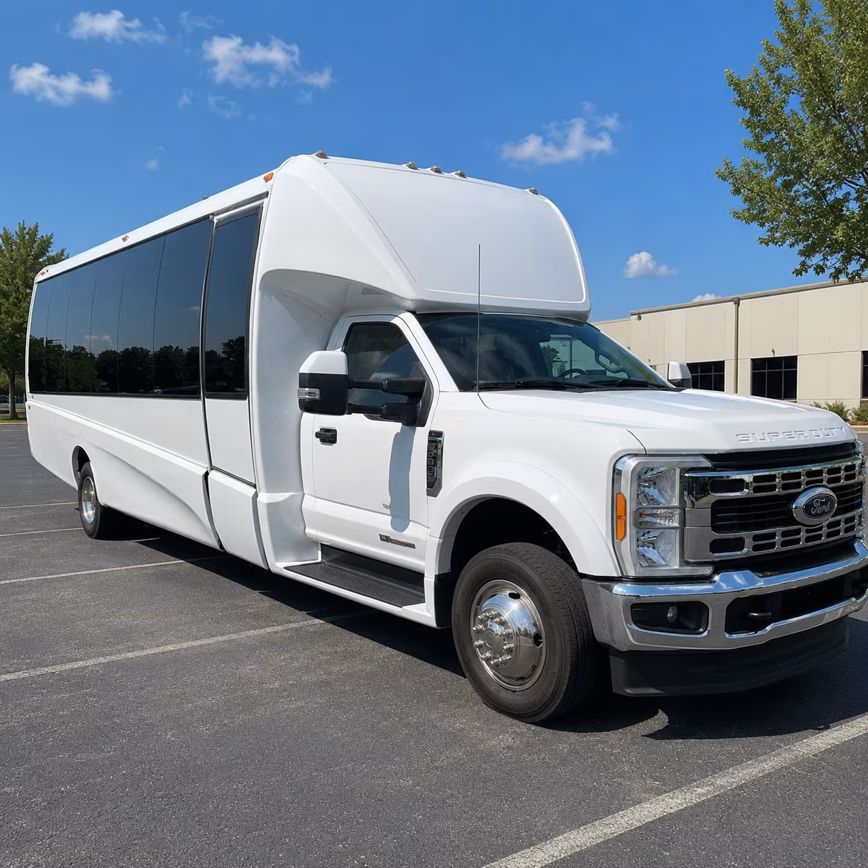 Denver School Event Transportation party bus exterior
