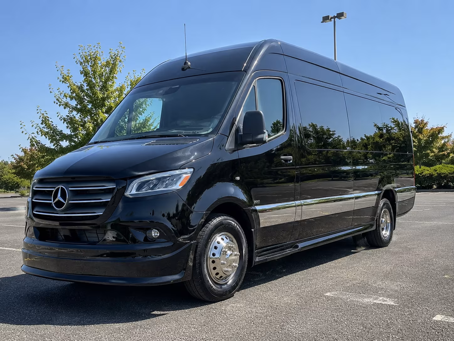 Denver School Event Transportation party bus exterior