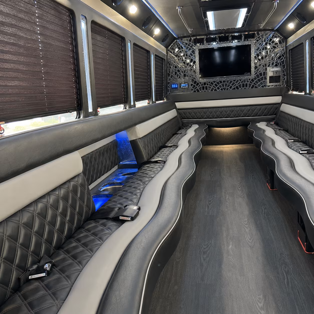 Denver Winery Tour & Pub Crawl Transportation party bus exterior